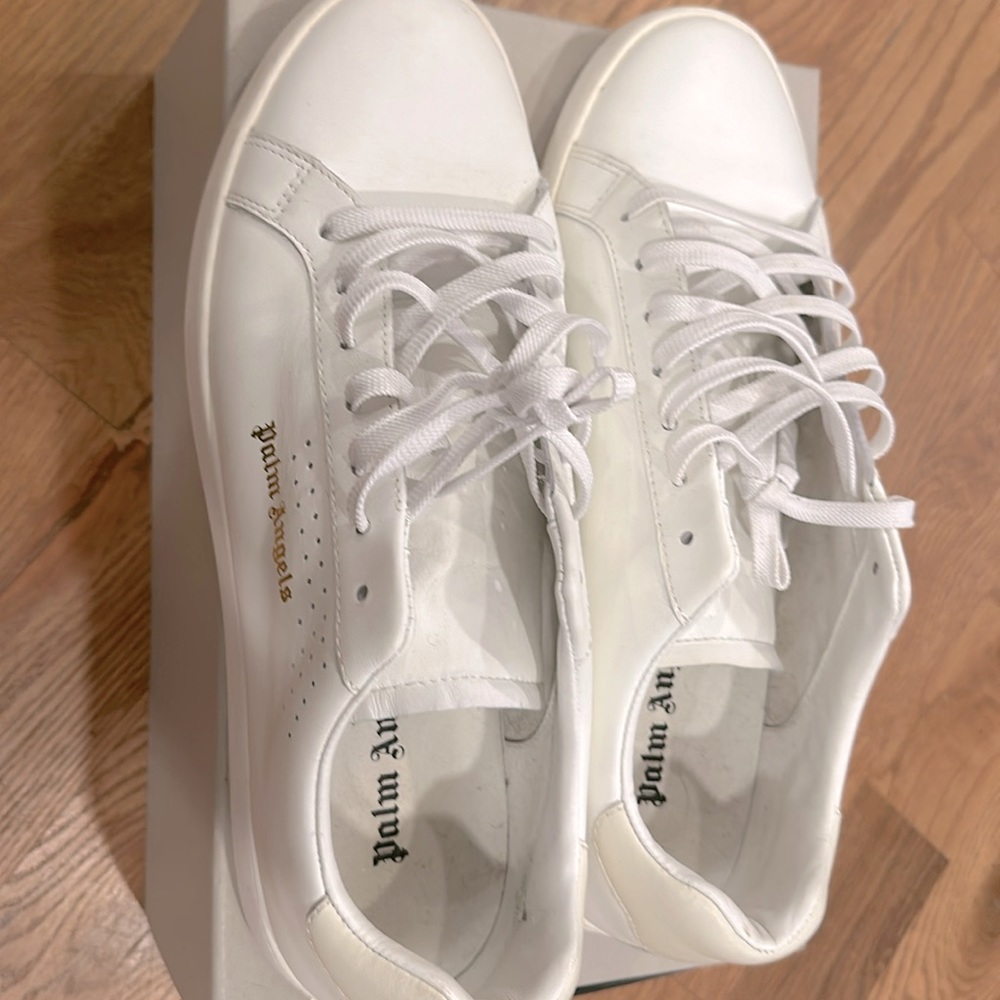 Palm Angels white sneaker used size 46IT 12US